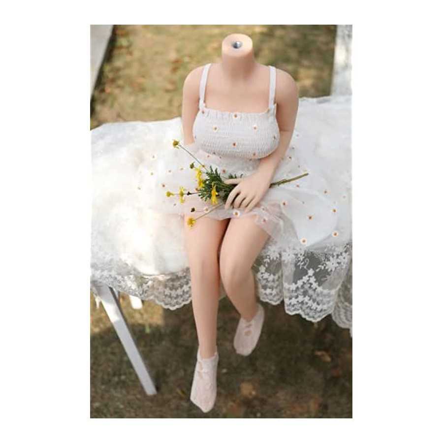 Dalinch Jelly Material (Contains Blowjob Sex Toys) Big Breasts, New Skeleton, Sex Doll Male masturbator, Sex Doll, Non-Inflatabl