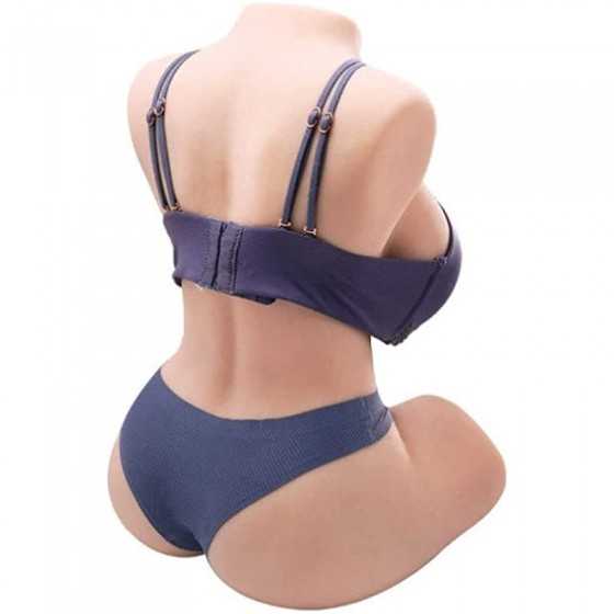 15LB Sex Doll Male Masturbator, Torso Doll Lifelike Pocket Pussy Ass Adult Sex Dolls for Men Masturbation, ,3D Realistic Texture