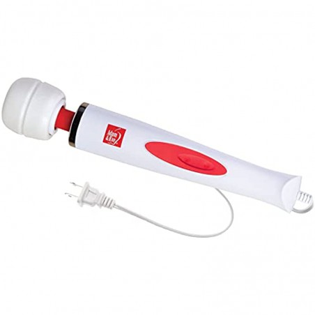 6k Magic Massager Deluxe with 8 Vibration Modes, White |  Massager, Neck Massager, Back Massager | 12" Total Length