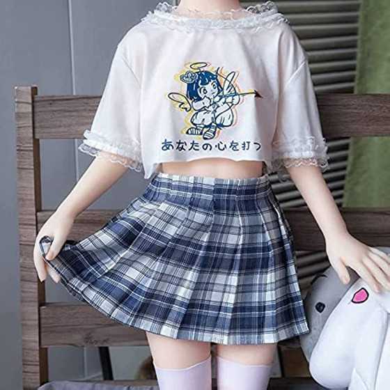 23kg Natural Sex Doll Flat Adult Real Torso Love Dolls for Men TPE Silicone Full Body Lifelike 3D Sex Toys with Flexible Metal S