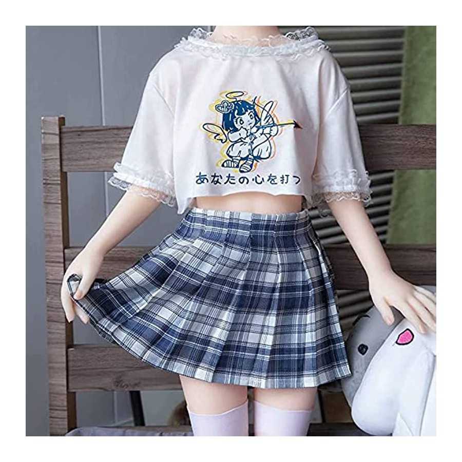 23kg Natural Sex Doll Flat Adult Real Torso Love Dolls for Men TPE Silicone Full Body Lifelike 3D Sex Toys with Flexible Metal S
