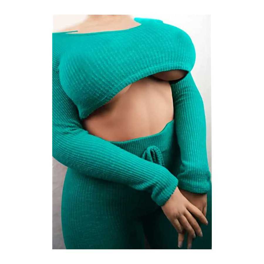 103LB Silicone Eros Sex Doll for Male, Adult Women's Sex Love Doll Built-in Skeleton with Realistic Boobs Butt Ass, Life Size Fu
