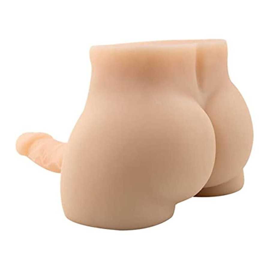 Realistic Dildo Sex Doll for Women, Male Torso Sex Doll Liflike Adult Love Doll with Big Penis and Tight Anal