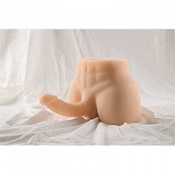 Realistic Dildo Sex Doll for Women, Male Torso Sex Doll Liflike Adult Love Doll with Big Penis and Tight Anal