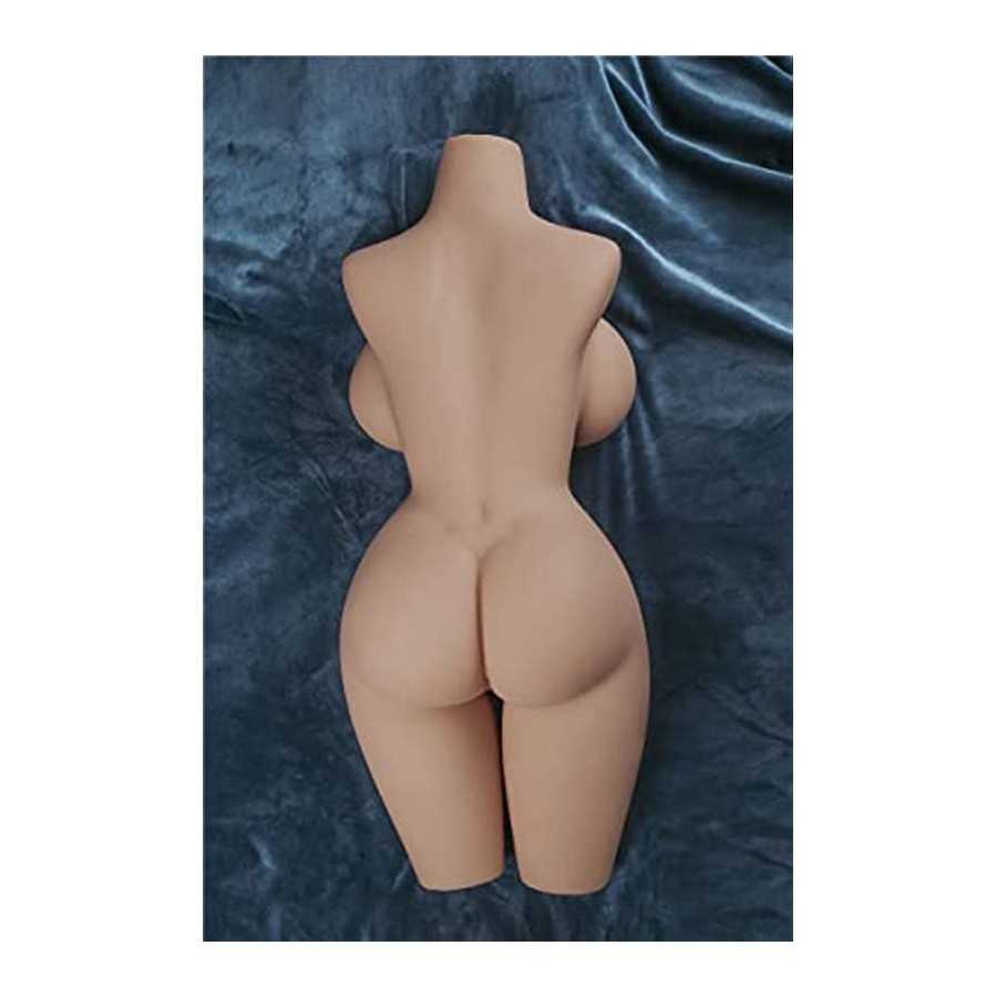 Lifelike 3D Sex Doll Male Masturbator Toy with Soft Big Boobs and Pussy Ass Butt, Siciley Love Doll with Tight Vaginal & Anal & 