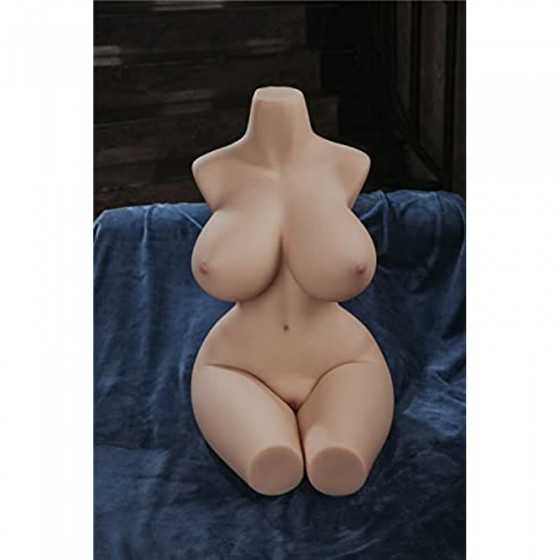 Lifelike 3D Sex Doll Male Masturbator Toy with Soft Big Boobs and Pussy Ass Butt, Siciley Love Doll with Tight Vaginal & Anal & 