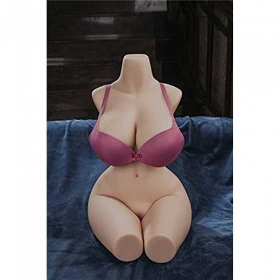 Lifelike 3D Sex Doll Male Masturbator Toy with Soft Big Boobs and Pussy Ass Butt, Siciley Love Doll with Tight Vaginal & Anal & 