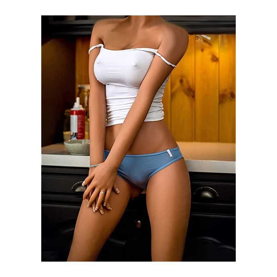 TOECKONKE 5FT Silicone Doll Full Body Sex Life Size Male Dolls for Women Full Body Sex Dolls for Men Full Body Sex Silicone Doll