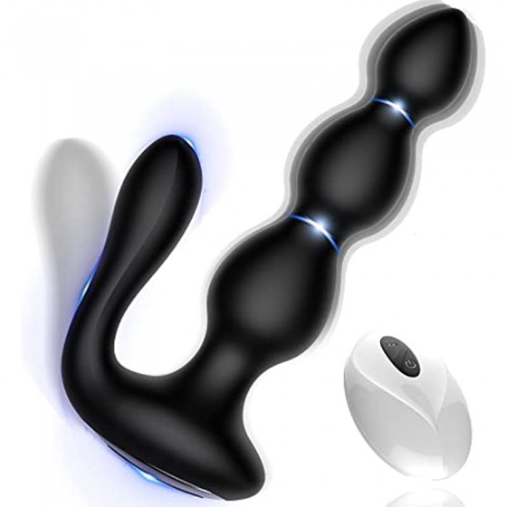7.1in Vibrating Anal Beads,...