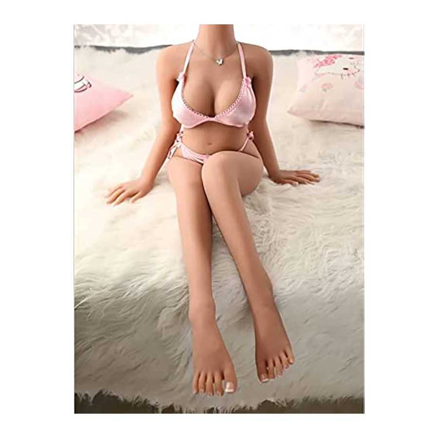 Big Breasts Sex Doll Toys, Silicone Sex Doll Male masturbator, Love Doll, Non-Inflatable insertable Doll, Sexy Female Torso Adul