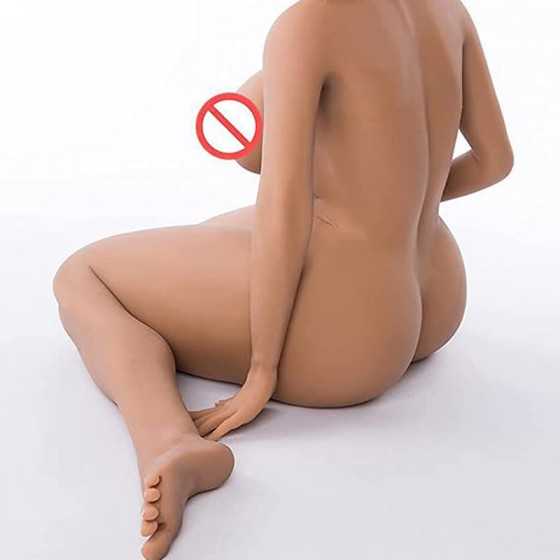 Sex Doll 163cm/5.34Ft Life-Sized Male Masturbator Female Torso Body Doll,3 in 1 Big Breasts Tight Vaginal & Anal,3D Love Doll Ad
