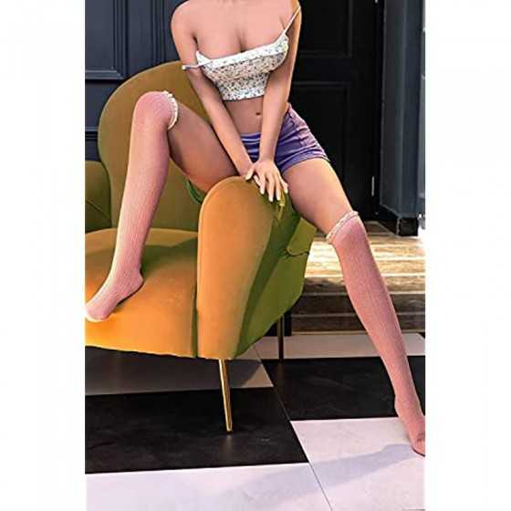 5.18Ft TPE Full Size Sex Dolls with Big Soft Boobs Women's Torso Sex Doll Real Dolls Sex Life Size for Men Full Body Sex Dolls L