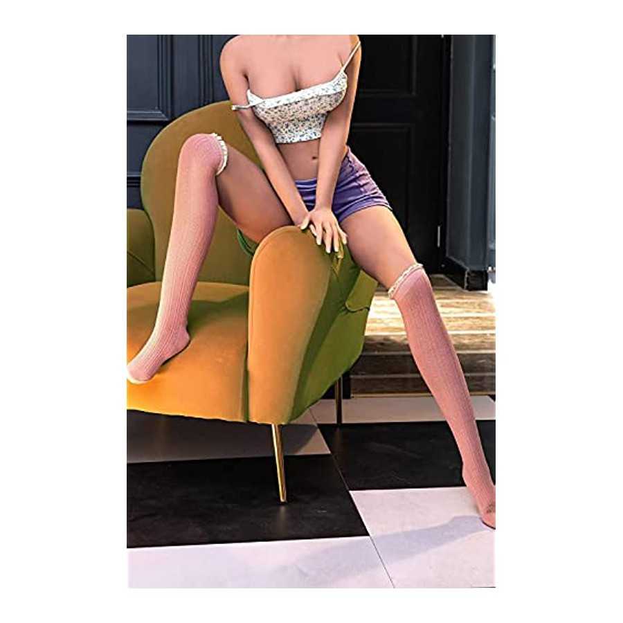 5.18Ft TPE Full Size Sex Dolls with Big Soft Boobs Women's Torso Sex Doll Real Dolls Sex Life Size for Men Full Body Sex Dolls L