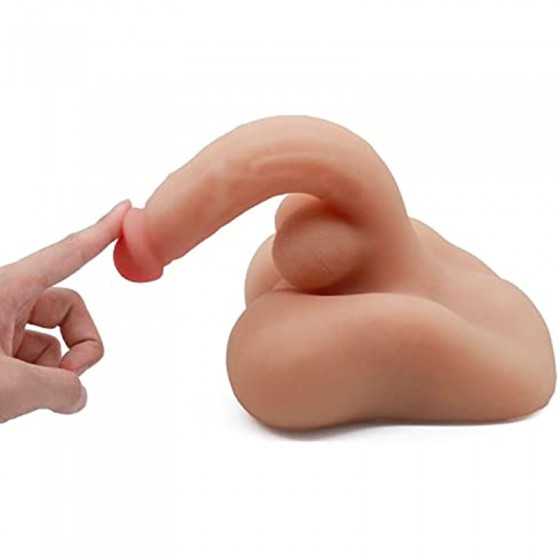 Daomo Female Sex Toy Realistic Dildo Sex Doll Male Torso Penis and Anal Doll,Realistic Dildo Sex Toy with Dual Channel and Flesh