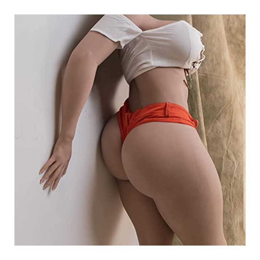 Adult Real Sex Doll Full Body Lifesize TPE Solid Torso Love Dolls with Built-in Flexible Steel Skeleton Lifelike Sex Toys BBW US