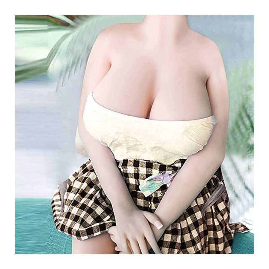 Silicone Full Body Sex Love Doll with Vaginal Anal Breast for Men Masturbation Lifelike Full Size Torso Sex Dolls with Realistic