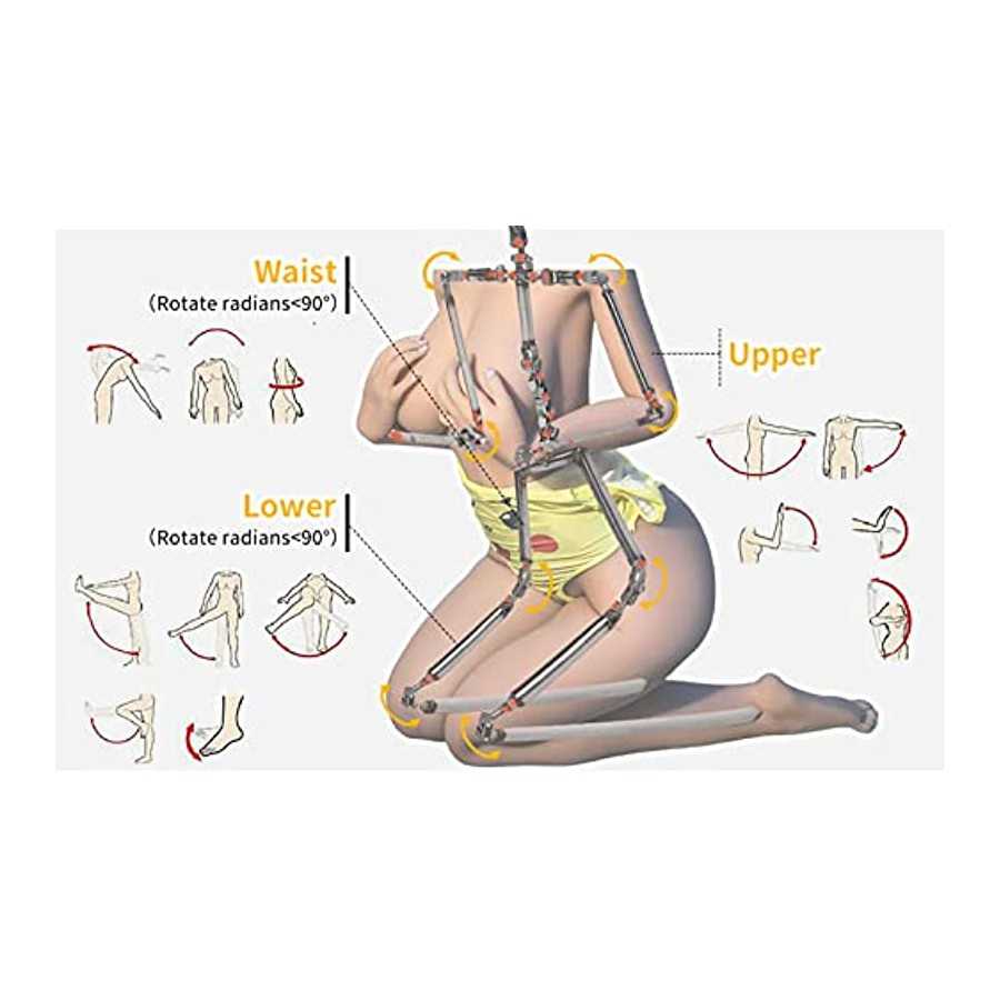 Realistic Female Sex Doll Torso Full Body Silicone Love Doll for Men with Big Breasts and Curvy Hips Adult Toys for Men USA in S