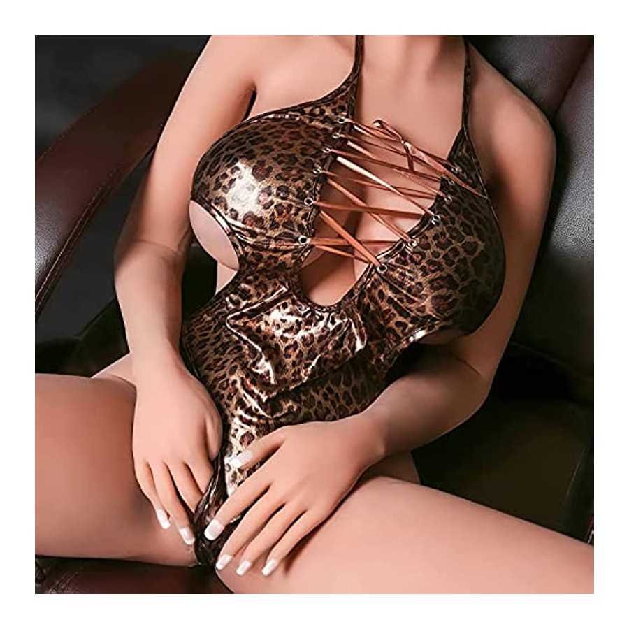 Silicone Sex Doll Big Breast Jelly Lifelike Sex Doll Men Love Doll Adult TPE Lover US Shipping Wheat Easy Clean158CM/5.18Ft
