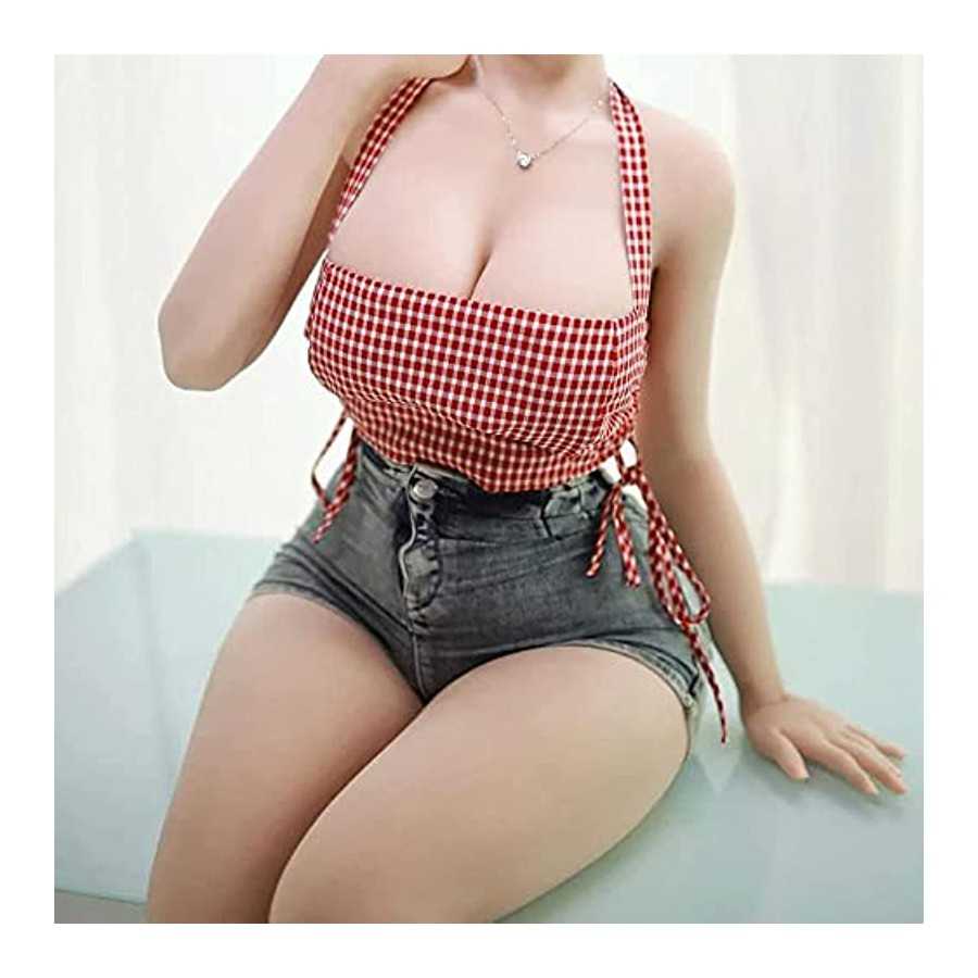 5FT Realistic TPE Silicone Big Breasts Sex Doll Lifelike Dolls Life Size Adult Toys Dolls Ultra Soft Nature Skin Adult Toys for 