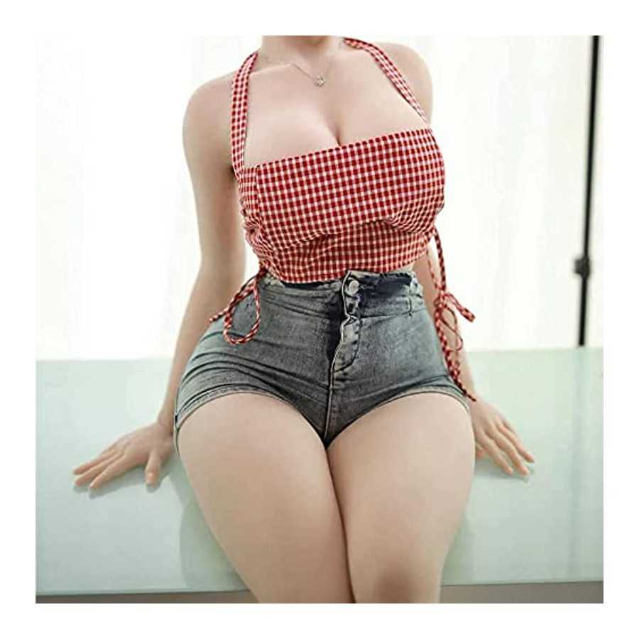 5FT Realistic TPE Silicone Big Breasts Sex Doll Lifelike Dolls Life Size Adult Toys Dolls Ultra Soft Nature Skin Adult Toys for 