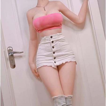 Realistic Sex Doll Life Size Sex Doll for Men Silicone Male Sex Doll Women Torso Full Body Adult Sex Dolls Big Breasts Sex Dolls US Shipments 158CM/62.2in Nature Skin