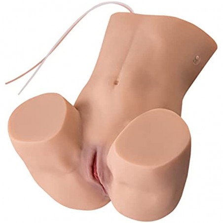 16.97LB Sex Doll for Men - Jaspik Automatic Sucking Vibrating Sex Doll Ass with auto-Cleaning Function, Lovely Female Sex Doll Torso with Tightly Vaginal & Anal, Adult Sex Toy for Men Pleasure