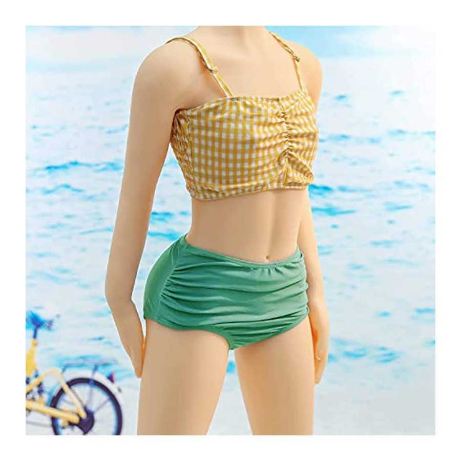 TPE Women Torso Full Size Sex Doll for Men with Skeleton Structure Full Arms Realistic Sex Doll with Boobs, Tight Vagina Anus Su