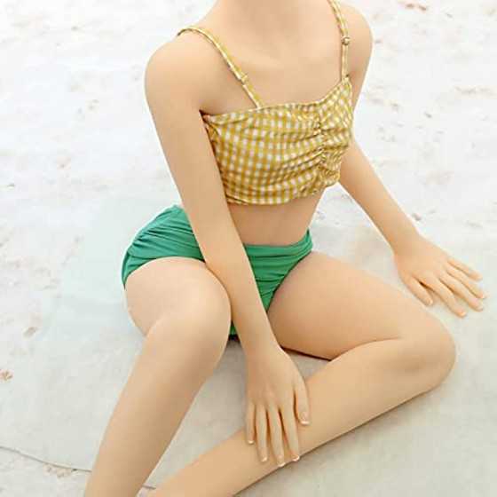 TPE Women Torso Full Size Sex Doll for Men with Skeleton Structure Full Arms Realistic Sex Doll with Boobs, Tight Vagina Anus Su