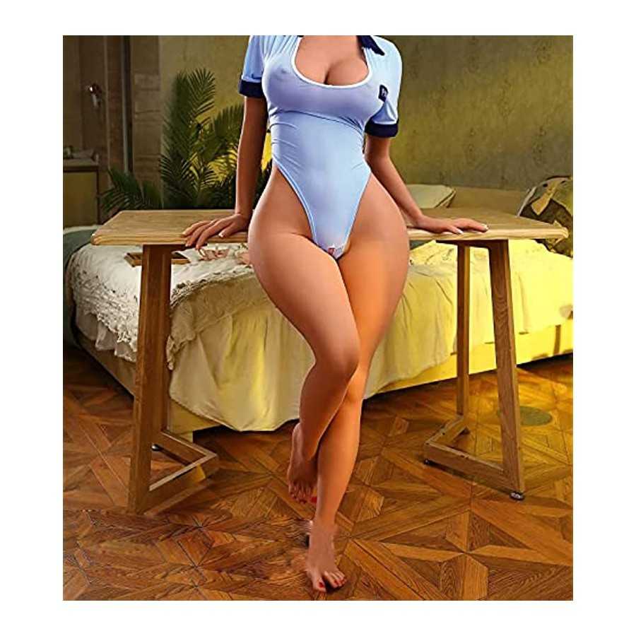 Sex Doll Fat Sex Dolls 5.35ft Silicone Doll Full Body Sex 110lb Life Size Men Full Body Doll Sexy with Feet Standing Adult Sex D