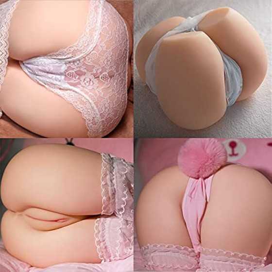 Daomo 11LB Sex Doll Male Pocket Pussy Realistic Fat Butt Sexc Toy with Sexy Vagina and Anal, Dual Channels Female Torso Hip Love