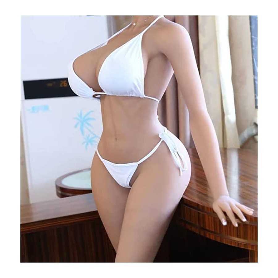 5.18Ft Silicone Sex Doll with Big Breasts Men Sex Doll Women Torso Life Size for Men TPE Sex Doll Adult Sex Dolls Lifelike Love 