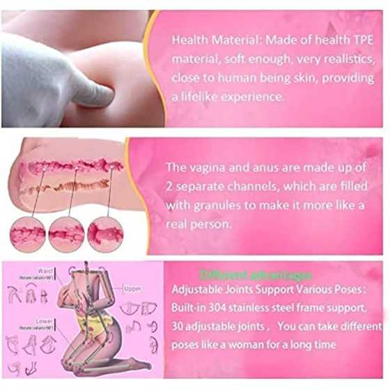 5.2ft Sex Dolls for Men TPE Love Doll Adult Female Sex Doll Full Body Realistic Muñecas Sexuales Big Real Life Size Male Toys St