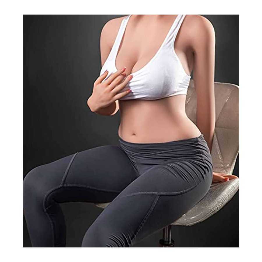 Adult Real Torso Love Dolls for Men 166cm Tan Skin Realistic Full Body Lifelike Lifesize Male Self Pleasure Sex Toys with Built-
