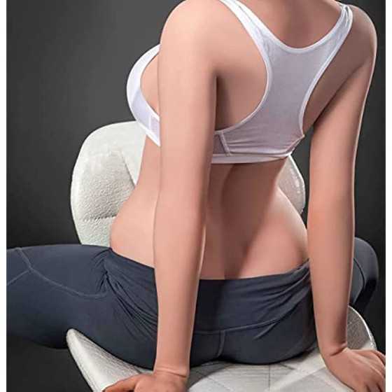 Adult Real Torso Love Dolls for Men 166cm Tan Skin Realistic Full Body Lifelike Lifesize Male Self Pleasure Sex Toys with Built-