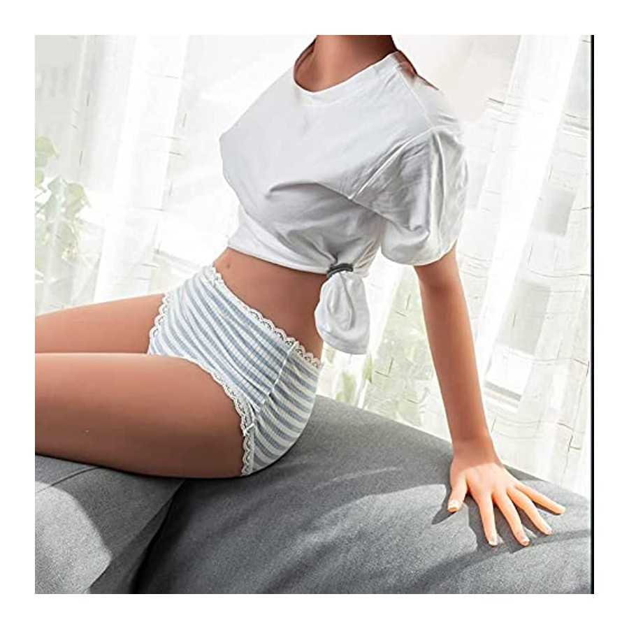 5.15 FT Love Sexy Dolls Full Body Sex Doll with Realistic Gel Jelly Soft Breasts and Vaginal Anal, Realistic Adult Lifelike Tors