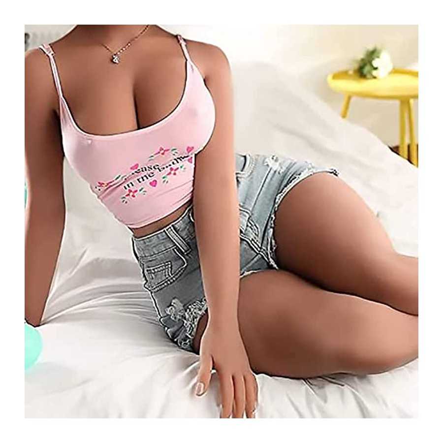 5.4Ft Silicone Doll Full Body Sex Male for Women Life Size Silicone Female Doll Full Body Sex, Sex Doll Torso Adult for Women Re