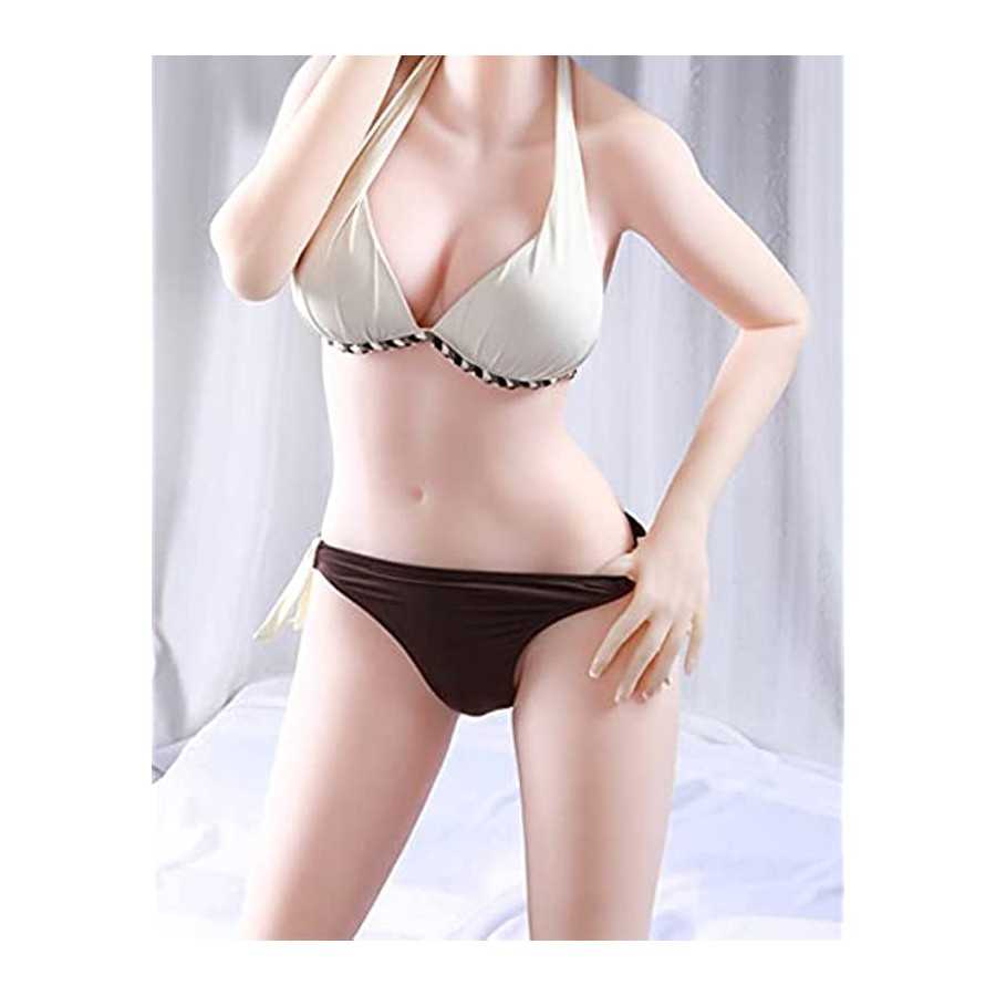 AbayTec Life Size Sex Doll, Super Soft Silicone Doll Full Body Sex Love Doll Realistic Women's Full Body Torso Dolls Sex Adult S