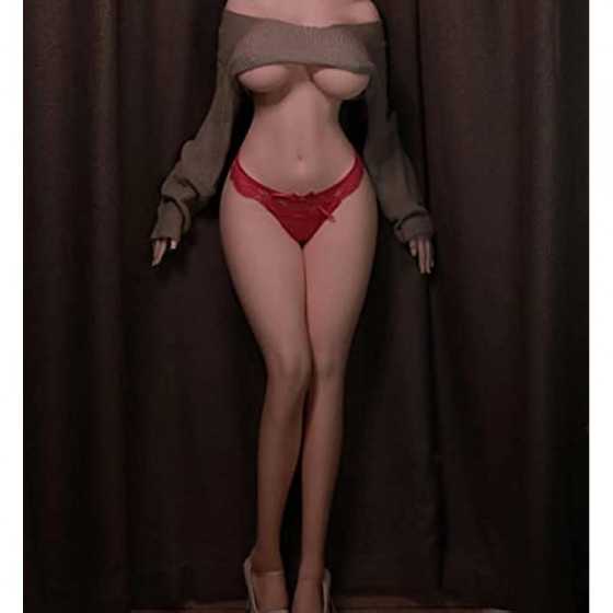5.4ft Big Boobs Sex Doll Super Soft Big Breasts Women's Torso TPE Silicone Doll Full Body Sex Life Like Full Size Doll Love Sex 