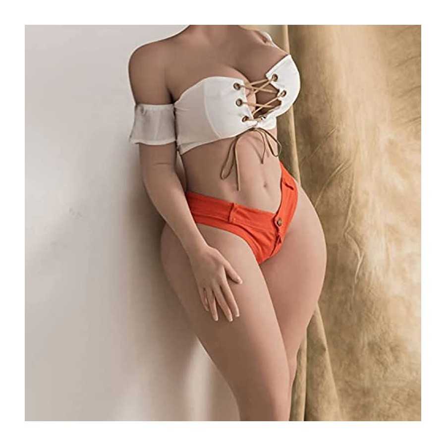 Silicone Doll 163cm/5.34Ft Full Body Sex Life Size Male Dolls for Women Full Body Sex Dolls for Men Full Body Sex Silicone Dolls