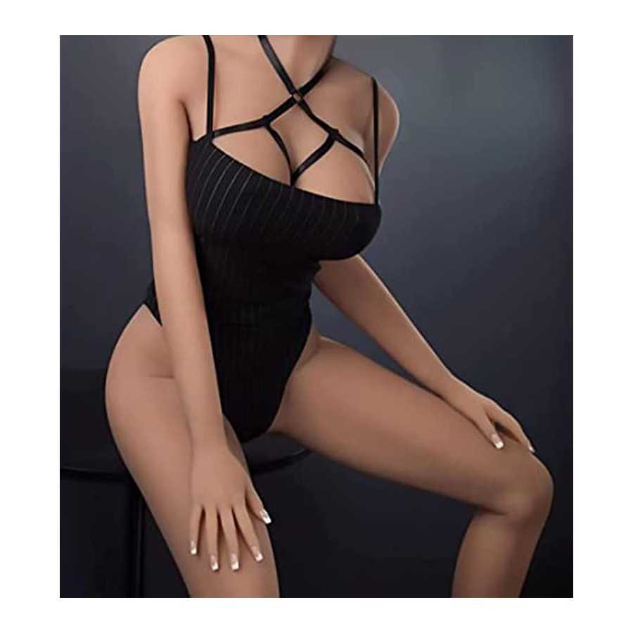 Brown Masturbator Sex Doll with Tight Anal Vagina Portable Butt Male Sex Toy for Men Masturbation Love Doll Silicone TPE Real Do