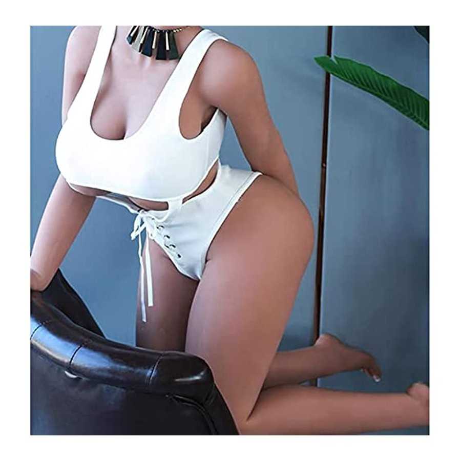 Big Breasts Sex Dolls 5.2ft Life Size Sex Doll for Men Silicone Doll Full Body Sex Sexy Dollformen Full Size for Men Full Body L