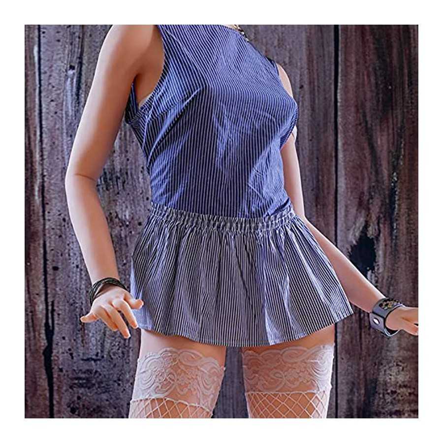 160cm Natural Skin Lifelike Sex Doll TPE Solid Full Body Torso Love Dolls for Men Sex Self Pleasure Realistic 3D Hands Free Sex 