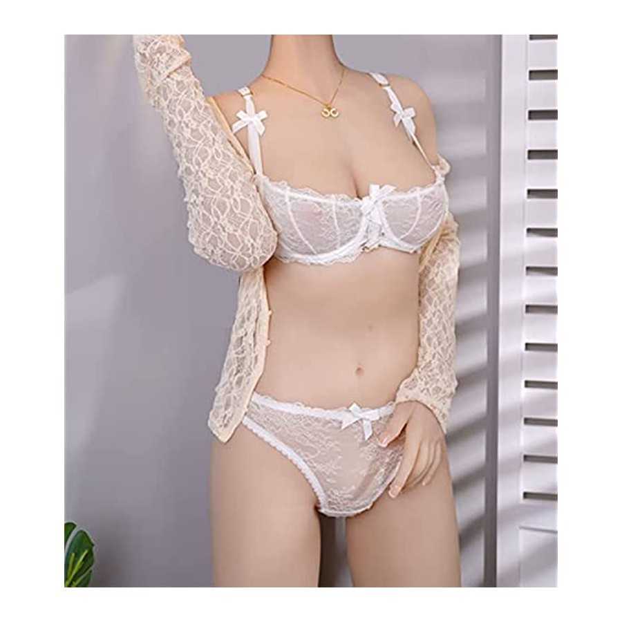Women's Torso Full Size Sex Doll Female Doll Torso Sex Female Sex Doll Silicone Doll Sex Life Like Full Size Doll Love Sex for M