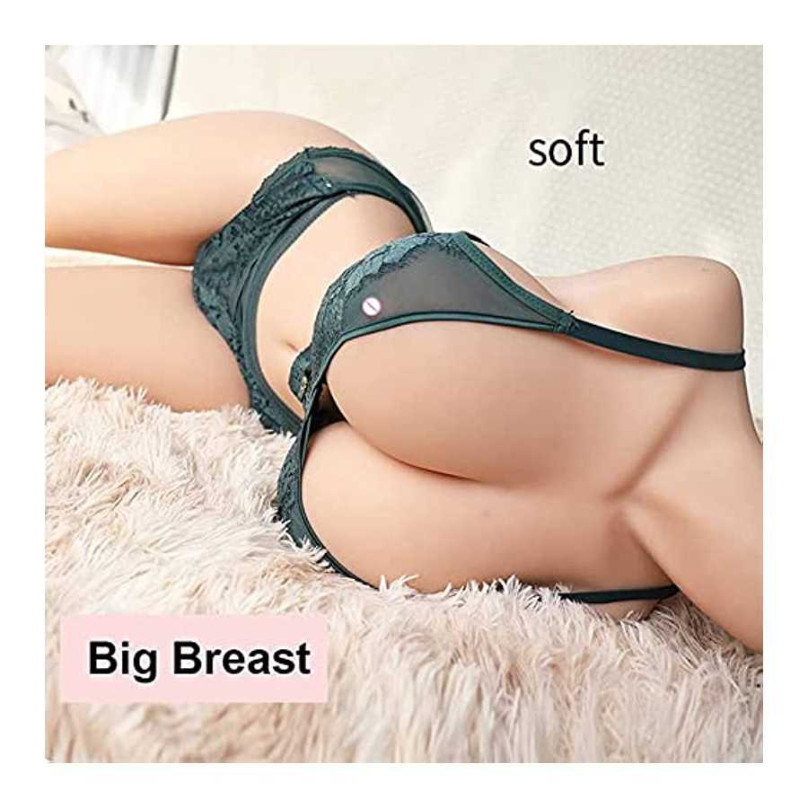 35.27LB Life Size Sex Doll Male Masturbator, 3D Realistic Big Boobs Love Doll with Vagina Anus Pussy Sex Toy for Men Masturbatio