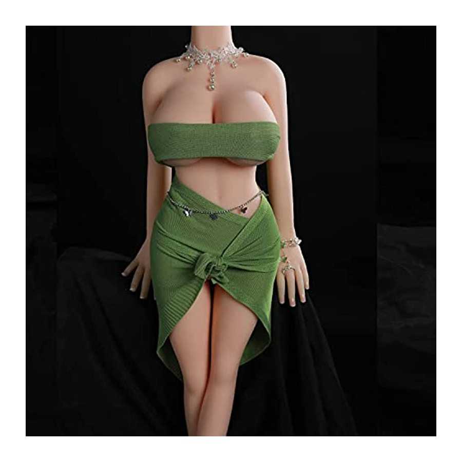 Big Breast Sex Doll Real Adult Male Sex Doll Full Size Metal Skeleton with Vagina and Anus Realistic Silicone Sex Toy, Male Mast