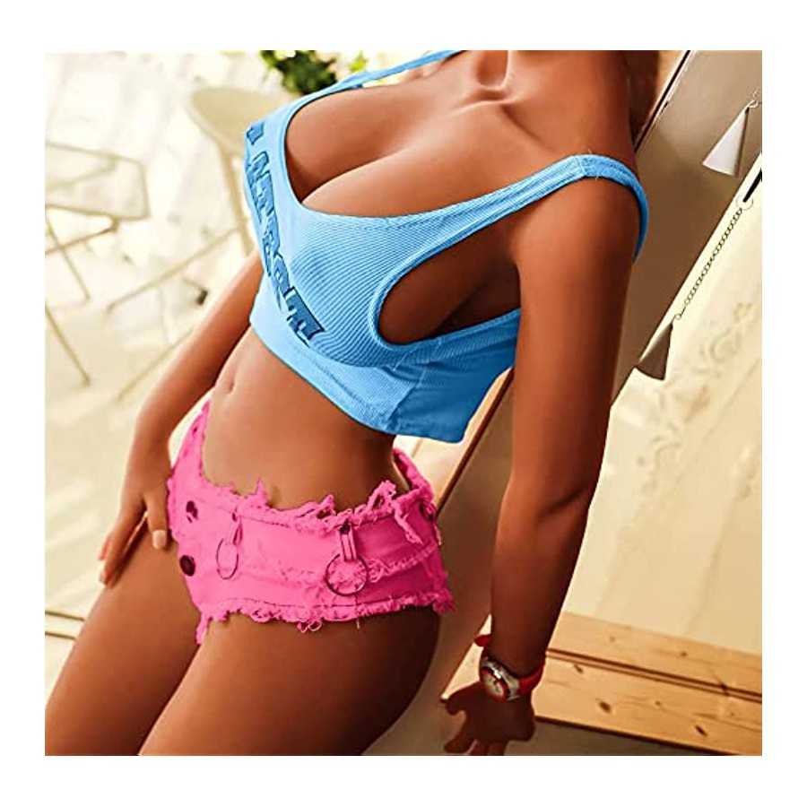 Big Breasts Love Doll Life Size for Men with Metal Skeleton Sex Doll Silicone Women Torso Sex Doll Lifelike Adult Sex Toys Reali