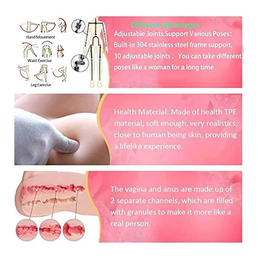 Life Size Sex Doll Full Size Dolls for Men Full Body Sex Doll Life Size for Men Full Size Big Breasts Sex Doll TPE Silicone Doll