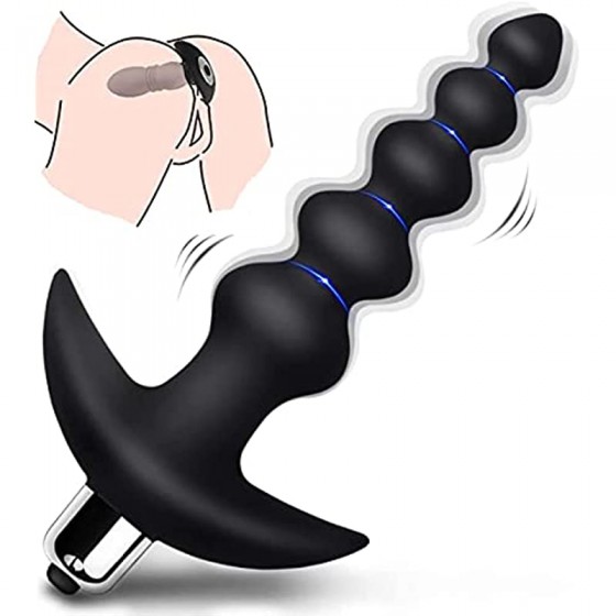 Silicone Anal Vibrator...