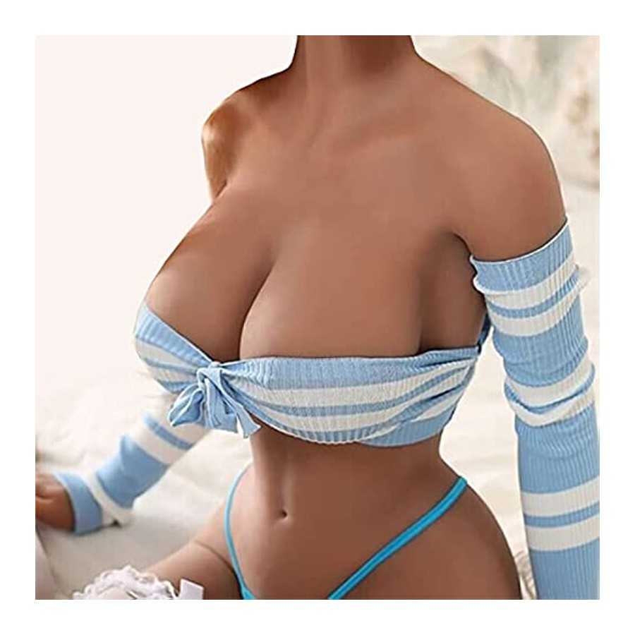 Sex Doll Full Size Realistic Silicone Male Female Life Size Sex Doll for Men Lifesize Real Adult Torso Sex Doll Life Size TPE Se