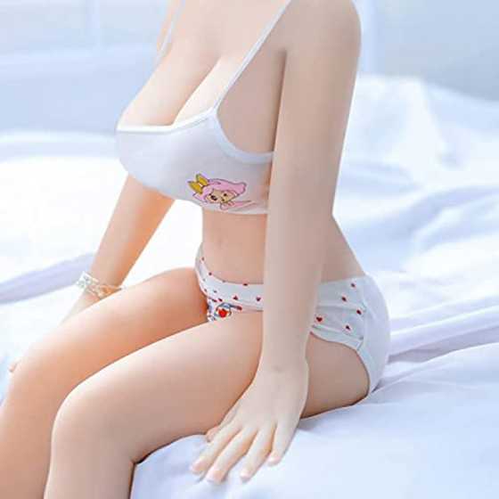 28lbs Sex Doll Lifelike 3D Hands Free Full Body Male Self Pleasure TPE Torso Love Dolls with Flexible Metal Skeleton Big Breast 
